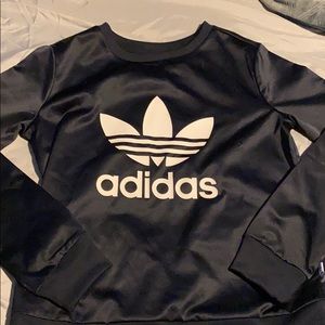 Adidas satin feel pullover